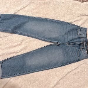 Blue mom jeans